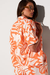 cotton voile resort shirt