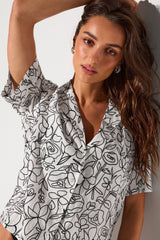 cotton voile resort shirt