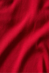 high neck rib built-in bra tank