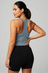 anywhere cropped built-in bra tank