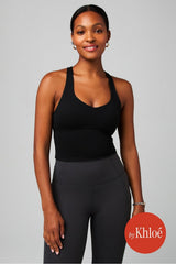 anywhere cropped built-in bra tank