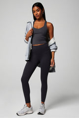 anywhere cropped built-in bra tank