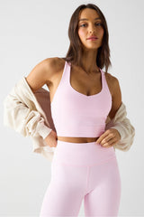anywhere cropped built-in bra tank