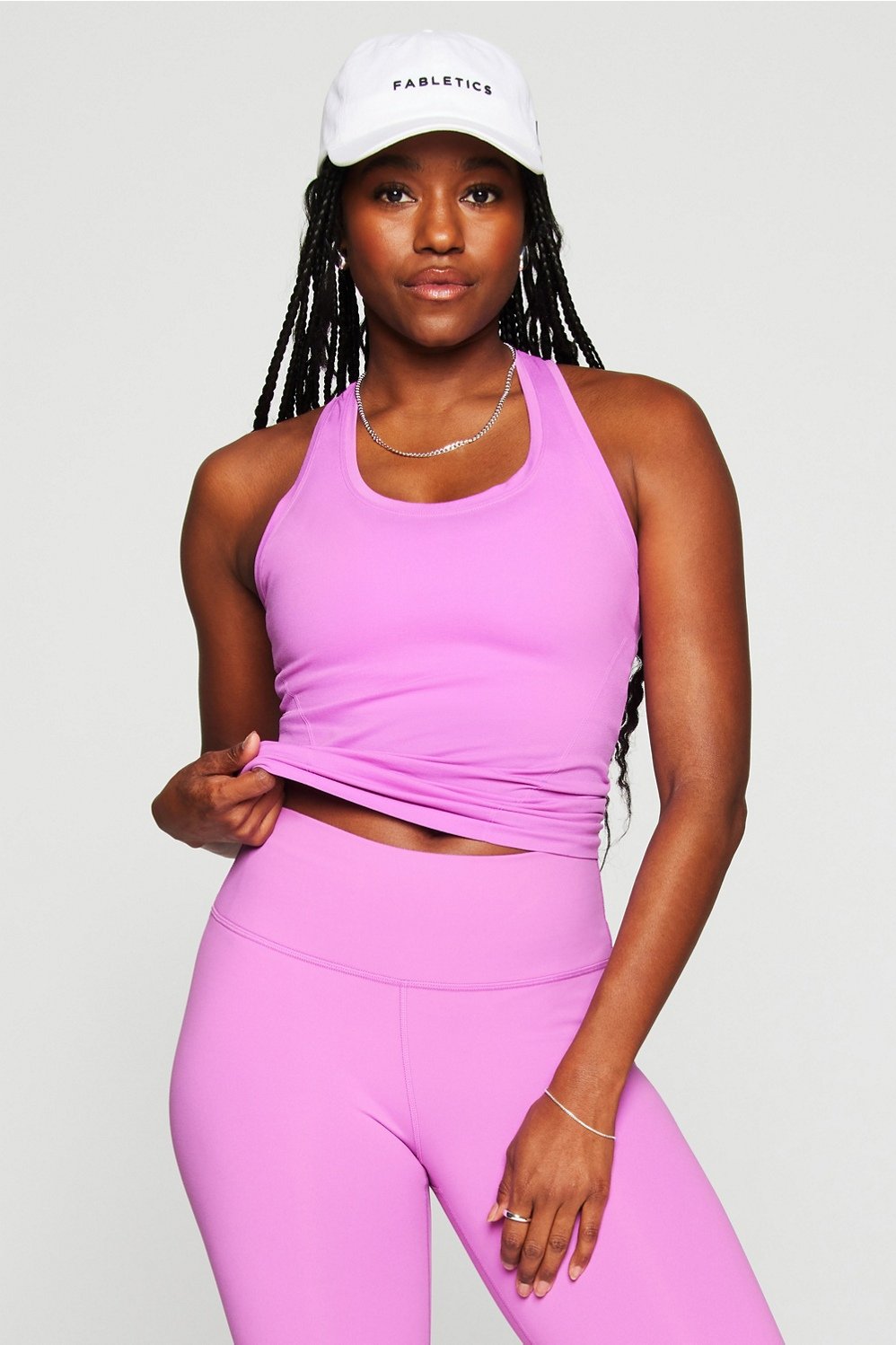 feather tech+ racerback tank