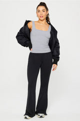 daily rib square neck tank