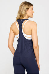 whisper racerback tank