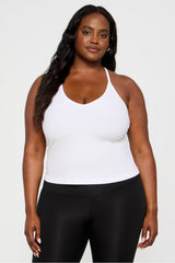 modal rib v-neck tank