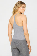 modal rib v-neck tank