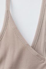 modal rib v-neck tank
