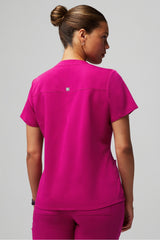 method 2-pocket scrub top