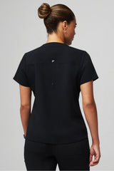 method 2-pocket scrub top