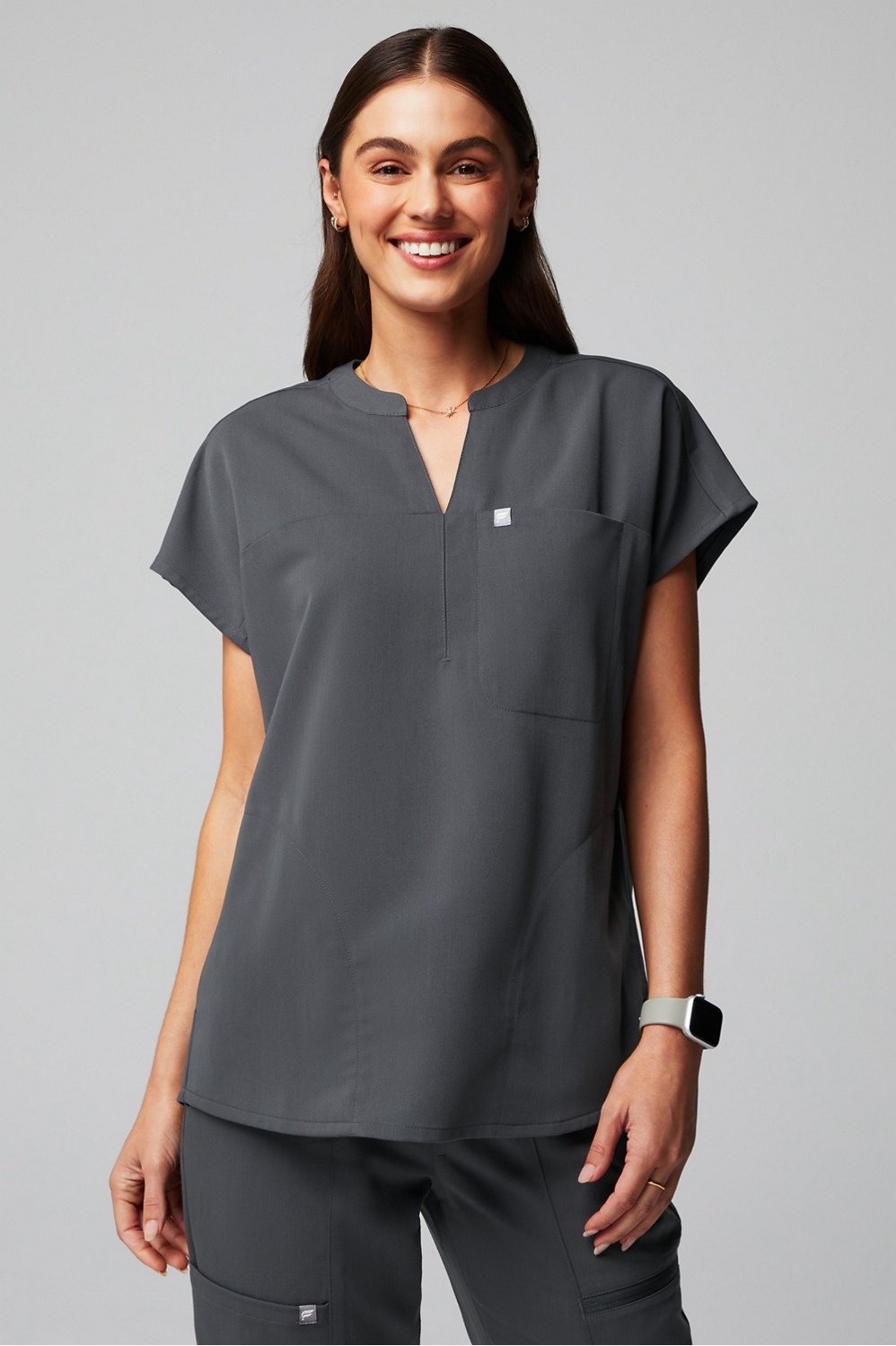evolve oversized scrub top