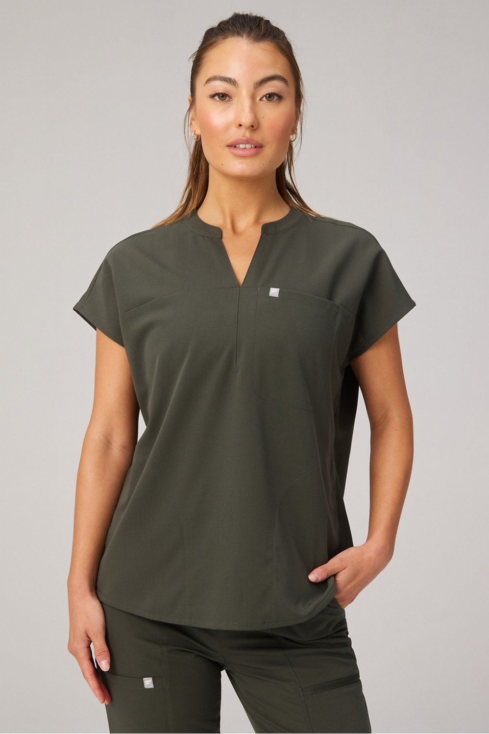 evolve oversized scrub top