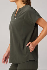 evolve oversized scrub top