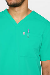helix 1-pocket scrub top