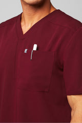 helix 1-pocket scrub top