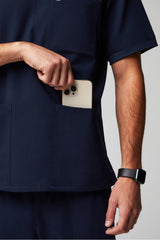 max 4-pocket scrub top