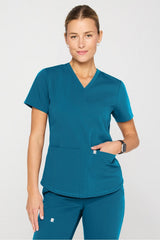 method flex 2-pocket scrub top