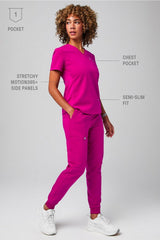 vital flex 1-pocket scrub top