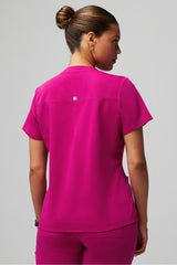 method 2-pocket scrub top