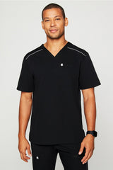 helix 1-pocket scrub top (reflective)