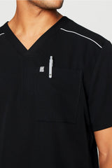 helix 1-pocket scrub top (reflective)