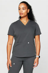 method 2-pocket scrub top (petite fit)