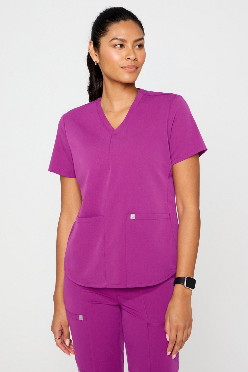 method 2-pocket scrub top (petite fit)