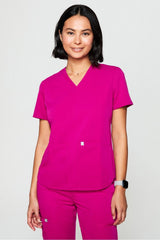 method 2-pocket scrub top (petite fit)