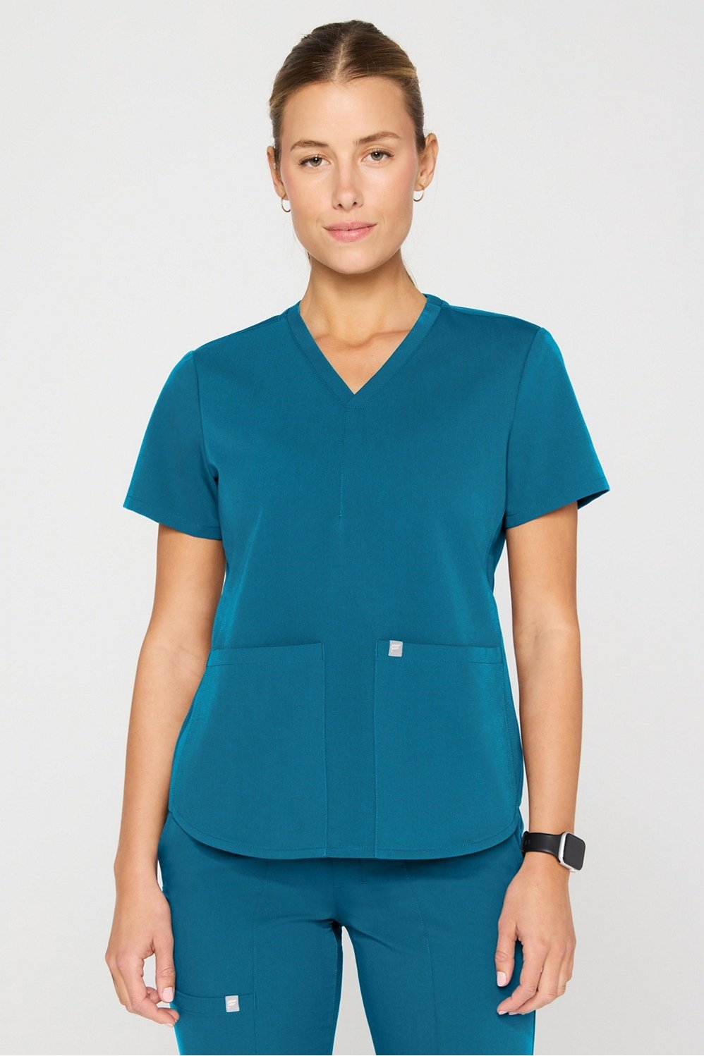 method 2-pocket scrub top (petite fit)