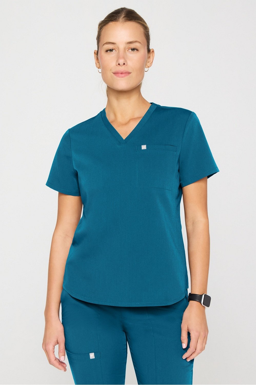 vital 1-pocket scrub top (petite fit)